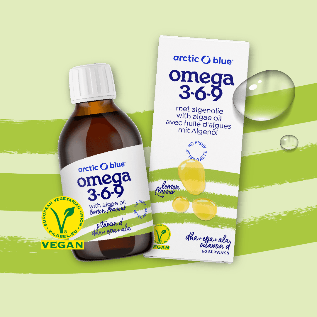 Arctic Blue Algenolie verpakking