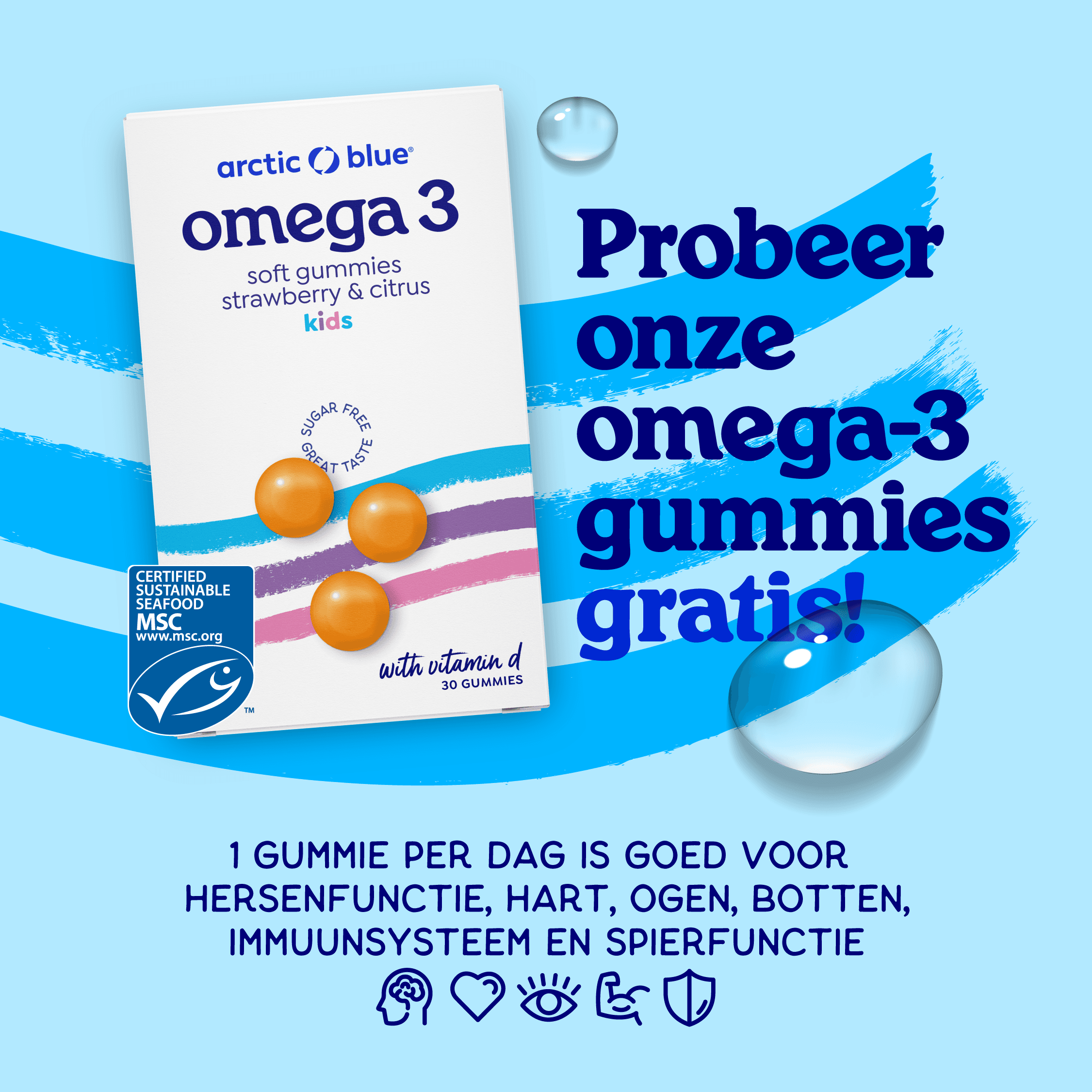 Arctic Blue Gummies verpakking