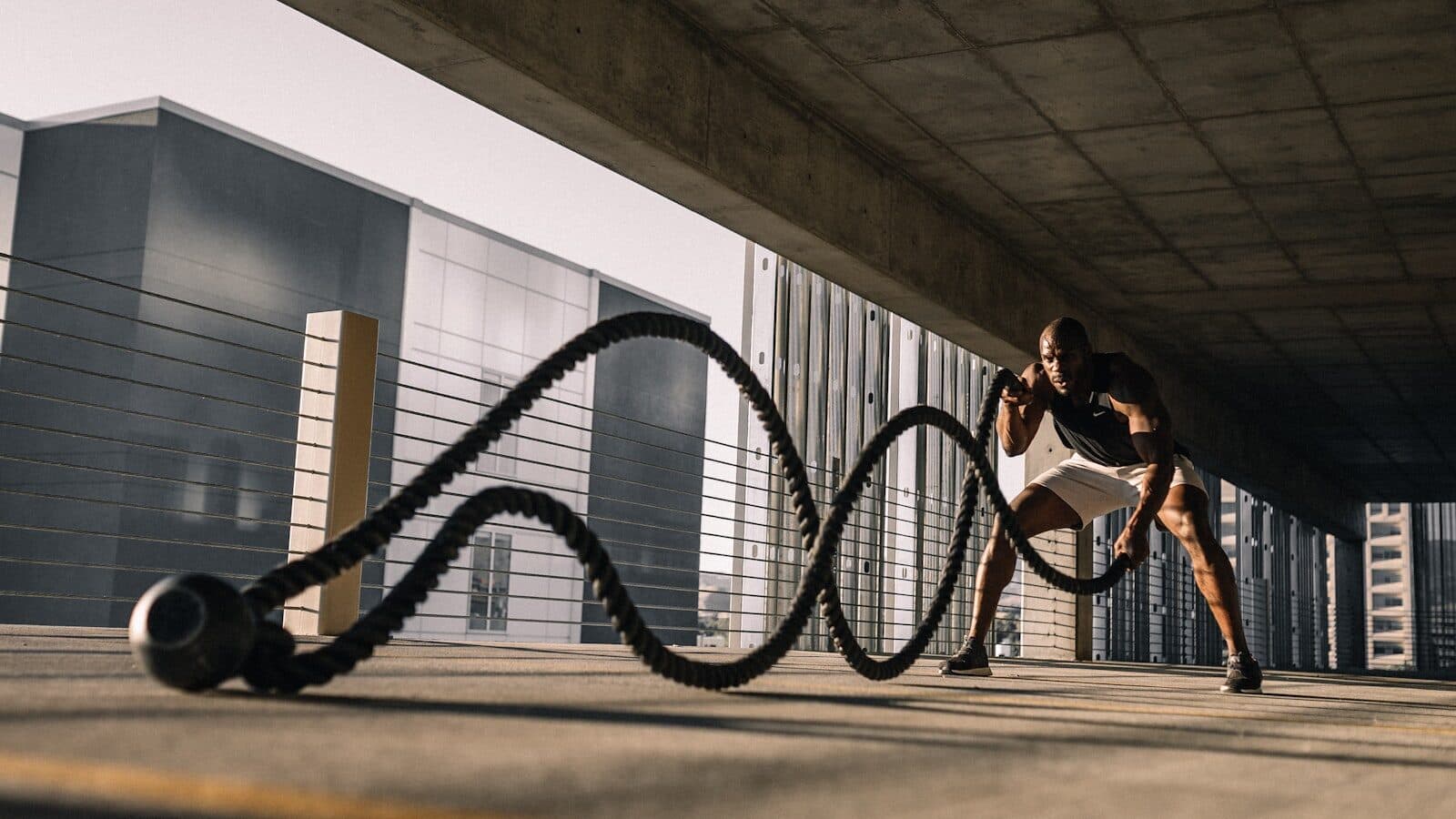 Fitnessspullen en trainingsomgeving