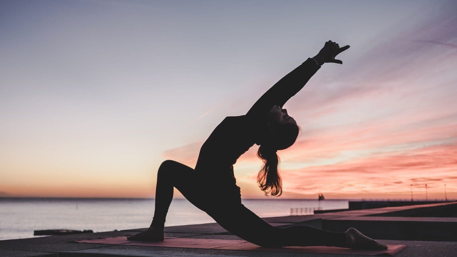 Nervus vagus en rust — houten hangbrug door een donker naaldbos