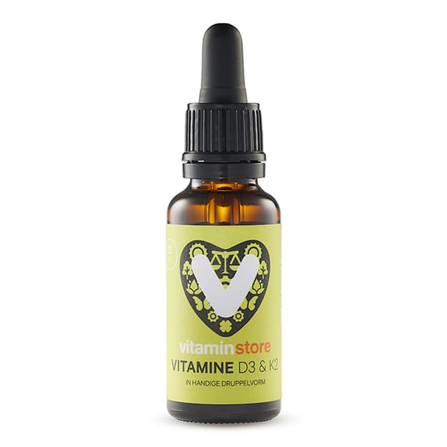 Vitaminstore Vitamine D3 & K2 druppels verpakking