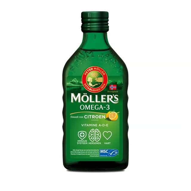Möller's Omega-3 Citroen verpakking