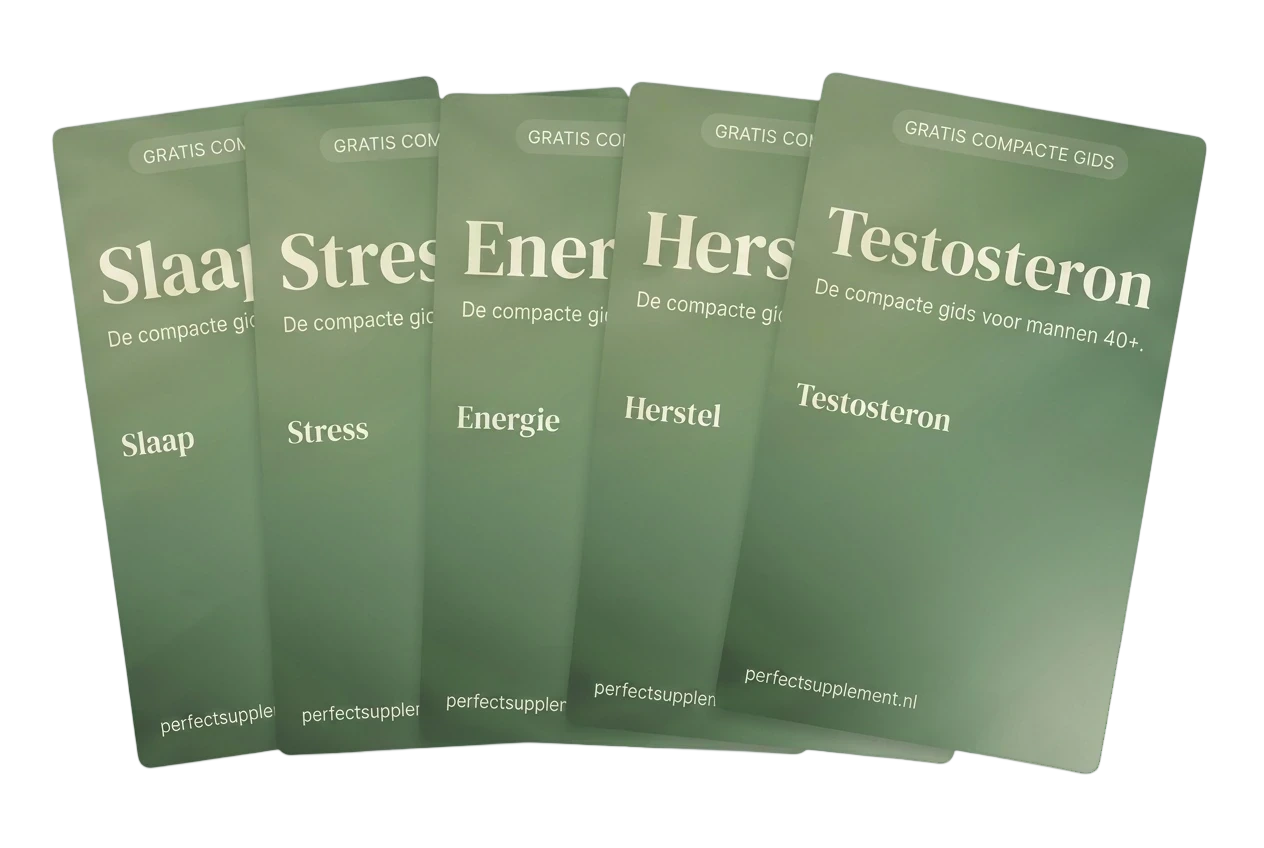 Gratis compacte gidsen voor mannen 40+: slaap, stress, energie, herstel en testosteron